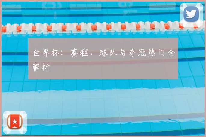 世界杯:赛程、球队与夺冠热门全解析