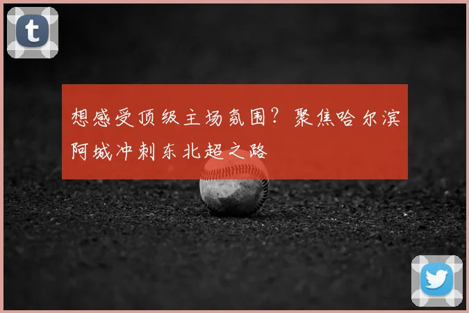 想感受顶级主场氛围？聚焦哈尔滨阿城冲刺东北超之路